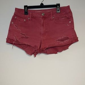 American eagle denim jean shorts